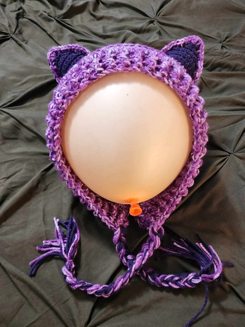Purple Cat Ear Hat
